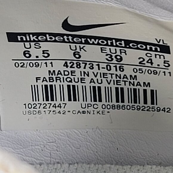 Nike Ctr360 FG Men\'s Black White Athletic Soccer Cleats 428731-016 US Size 6.5 main image 6